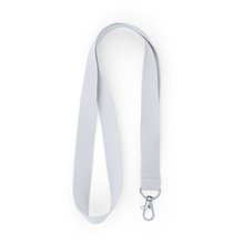 Lanyard con mosquetón Blanco