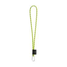 Lanyard de poliamida con etiqueta sublimada Amarillo Neón