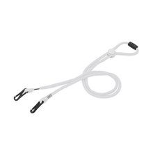 Lanyard portamascarillas ajustable Blanco Talla Única Adulto