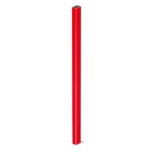 Lápiz de Carpintero Rectangular Rojo