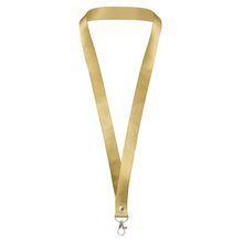 Lanyard metálico en oro o plata Or