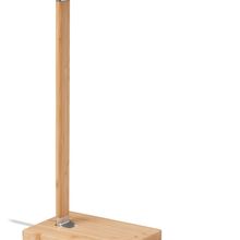 Lámpara LED 10W Cargador Inalámbrico Madera