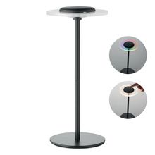 Lámpara de mesa RGB recargable 6h Negro