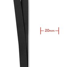Lanyard con Cierre y Hebilla Desmontable Negro