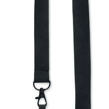 Lanyard Poliéster para Teléfono Negro