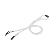 Lanyard portamascarillas ajustable Blanco