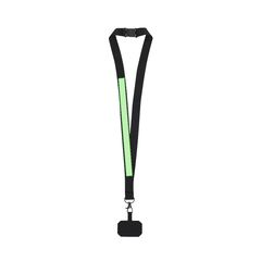 Lanyard poliéster soporte móvil | Area 4 | 250 x 15