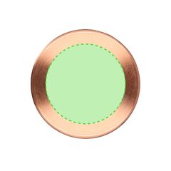 Lámpara de diseño metal oro rosa | Area 3 | 65 x 65