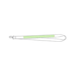 Lanyard Resistente con cierre de seguridad | En la tira exterior | 125 x 13