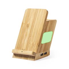 Lapicero Multifunción de Bambú | En el lateral A | 40 x 40