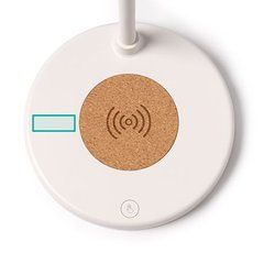 Lámpara con cargador inalámbrico y altavoz Bluetooth | ZONA1 | 40 x 15