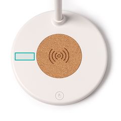 Lámpara con cargador inalámbrico y altavoz Bluetooth | ZONA1 | 40 x 15