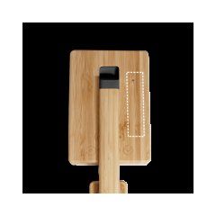 Lámpara LED Bambú y Carga Rápida 10W | Inferior | 100 x 25