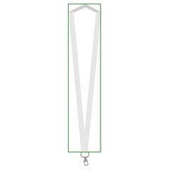 Lanyard Sublimación 20mm. | Frontal | 20 x 500