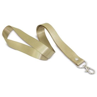 Lanyard metálico en oro o plata