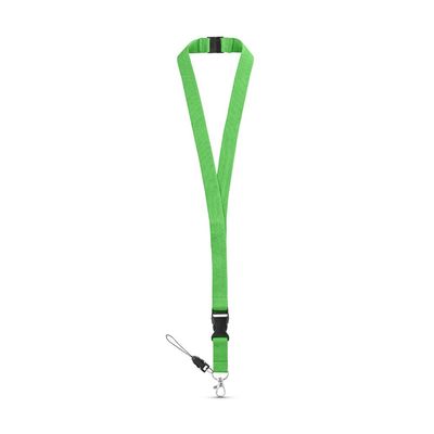 Lanyard con Mosquetón y Hebilla