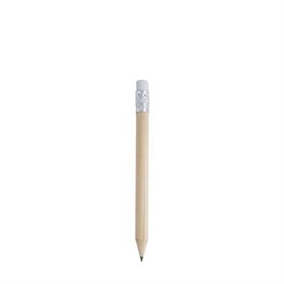 Lápiz mini de madera con goma