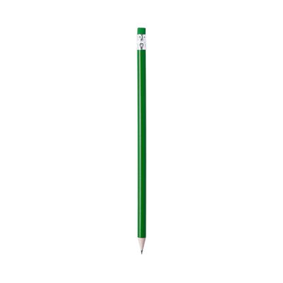 Lápiz de madera de colores con goma a juego Ver