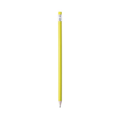Lápiz de madera de colores con goma a juego Ama