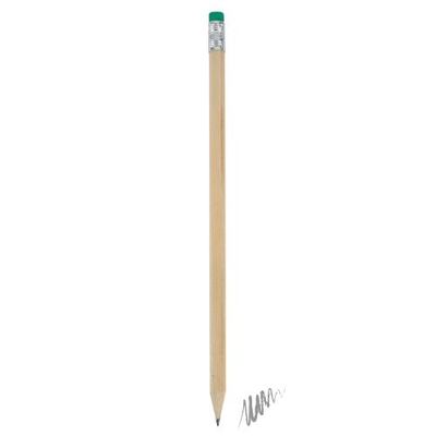 Lápiz de madera con goma color Ve