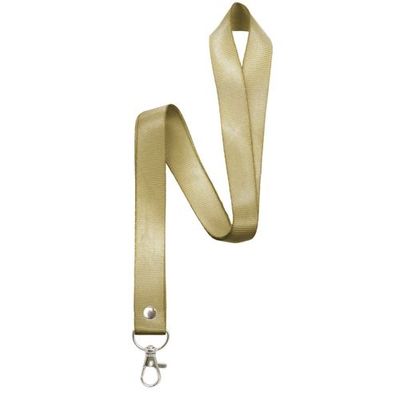 Lanyard metálico en oro o plata