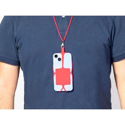 Lanyard portamóvil de silicona