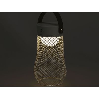 Lámpara de metal con 3 modos de luz