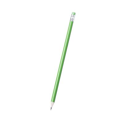 Lápiz de madera de colores con goma a juego