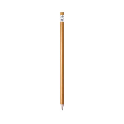 Lápiz de madera de colores con goma a juego Nara