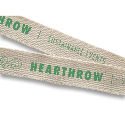 Lanyard de Algodón 2cm con Mosquetón