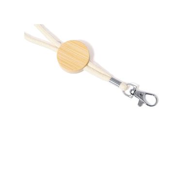 Lanyard de algodón y bambú