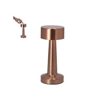 Lámpara de diseño metal oro rosa