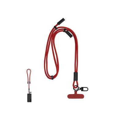 Lanyard con soporte móvil y cable de carga
