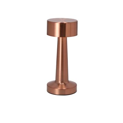 Lámpara de diseño metal oro rosa
