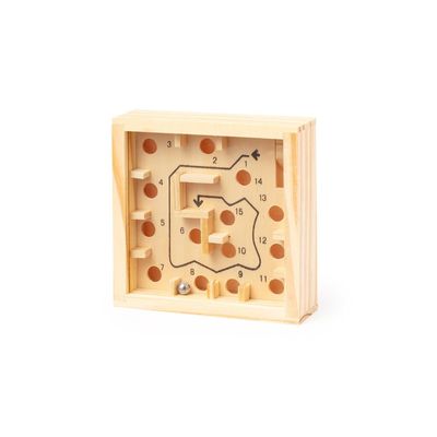 Laberinto de Madera con Bola Metálica