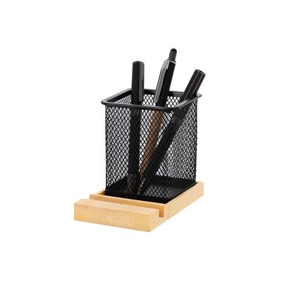 Lapicero malla metal con soporte móvil
