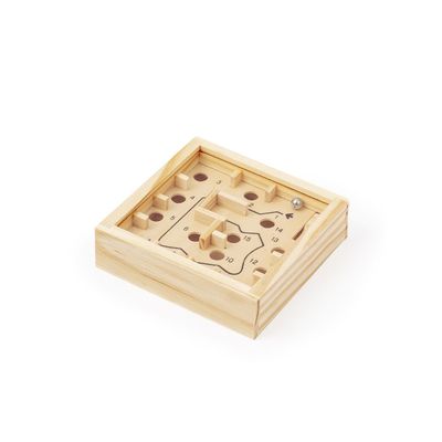 Laberinto de Madera con Bola Metálica