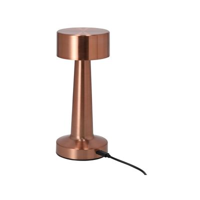 Lámpara de diseño metal oro rosa