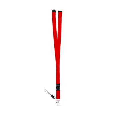 Lanyard con Mosquetón y Hebilla