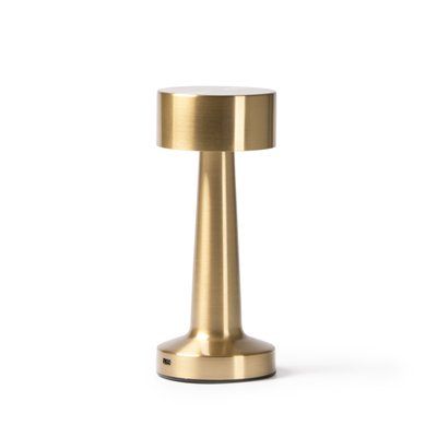 Lámpara 3 modos de luz LED 1200 mAh Oro Talla Única Adulto
