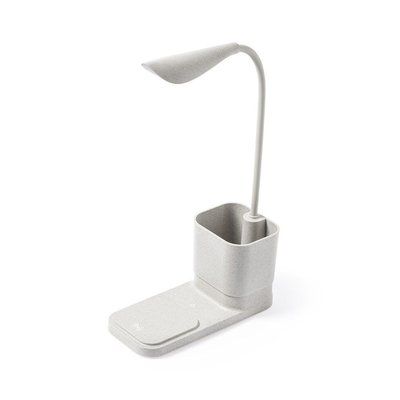 Lámpara Cargador con Caña de Trigo 10W USB Natural