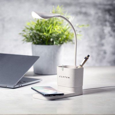 Lámpara Cargador con Caña de Trigo 10W USB