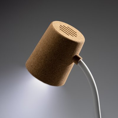 Lámpara con cargador inalámbrico y altavoz Bluetooth