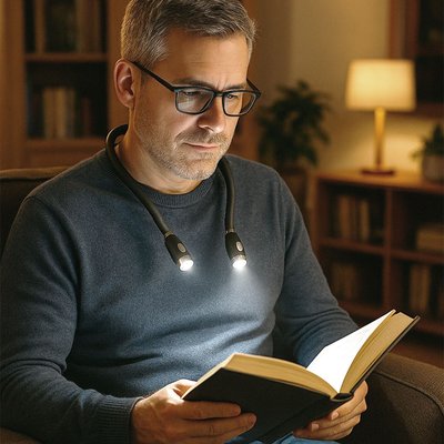 Lámpara ergonómica con cuerpo flexible