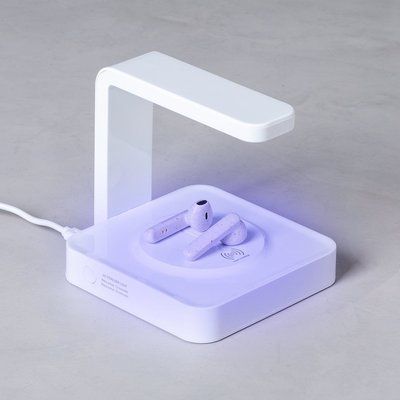 Lámpara esterilizadora UV con cargador para móvil