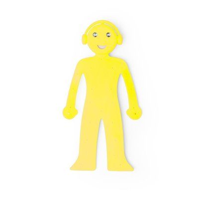Lámpara Flexible Silicona y Soporte Móvil Amarillo