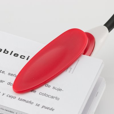 Lámpara led flexible con pinza para lectura