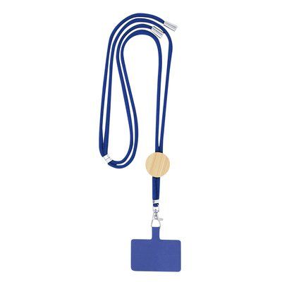 Lanyard con accesorio para smartphone Azul