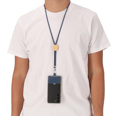 Lanyard con accesorio para smartphone