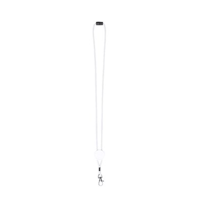Lanyard ajustable en poliéster de colores Bla